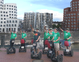 Düsseldorf Jungesellenabschied auf Segway