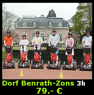 Segway i2 Tour: Zollfeste Zons nach Benrath - Niederrhein - NRW