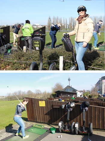 Golf-Driving Range und Segway PT Tour in Düsseldorf - NRW